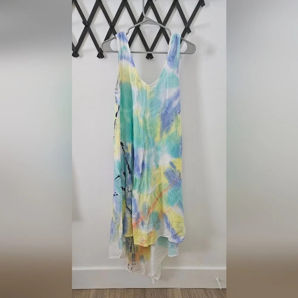 Hand Painted Sun Dress - Picture 1 of 8
